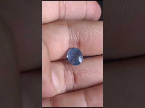 4.25ct IGI Certified Blue Ceylon Sapphire Natural only heated Gemstone