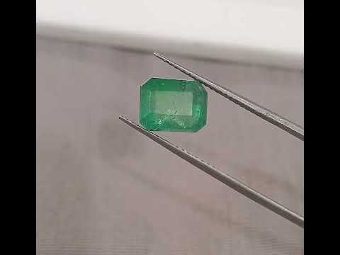 Certified 2.59ct Natural Gemstone Zambian Emerald