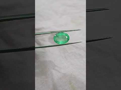 GSI Certified 2.77ct Panjshir Emerald Natural Gemstone