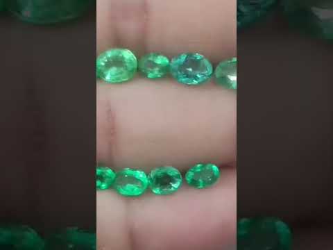 8.40ct Zambian Natural Emerald Parcel