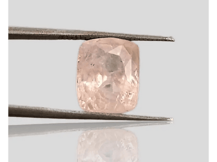 Rare Big Size! 7.08ct IGI Certified Padparadscha Cushion Cut Ceylon Sapphire, Natural Earth Mined untreated Gemstone - SMSGEMS 