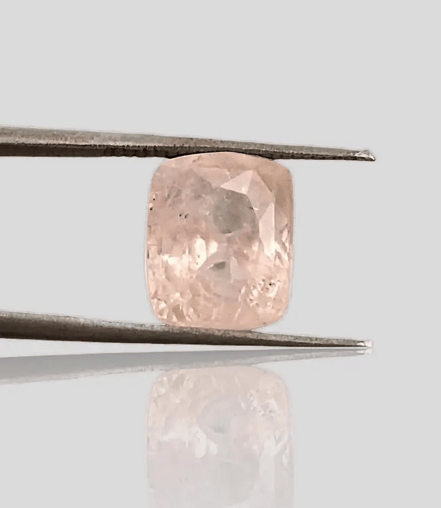 Rare Big Size! 7.08ct IGI Certified Padparadscha Cushion Cut Ceylon Sapphire, Natural Earth Mined untreated Gemstone - SMSGEMS 