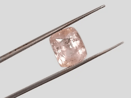 Rare Big Size! 7.08ct IGI Certified Padparadscha Cushion Cut Ceylon Sapphire, Natural Earth Mined untreated Gemstone - SMSGEMS 