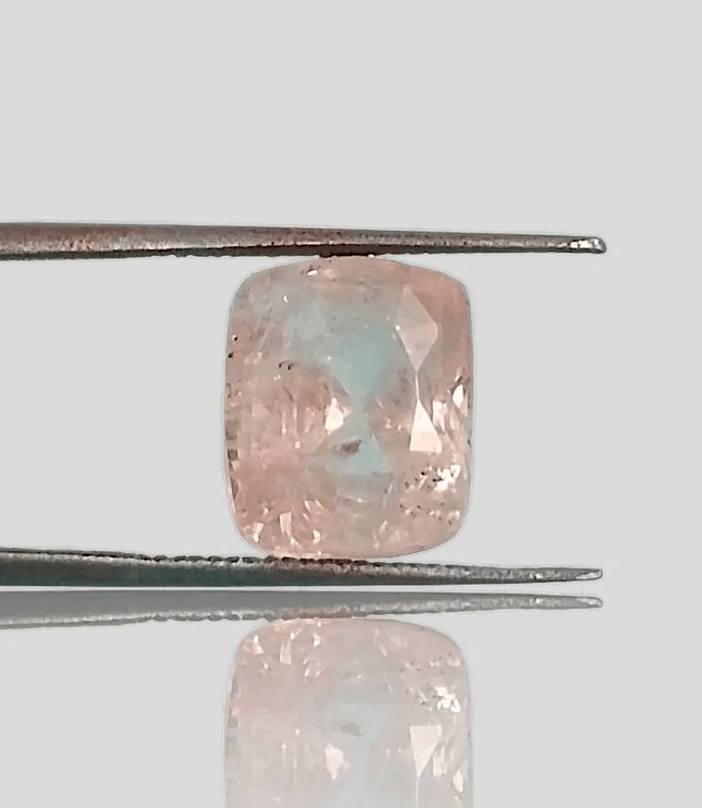 Rare Big Size! 7.08ct IGI Certified Padparadscha Cushion Cut Ceylon Sapphire, Natural Earth Mined untreated Gemstone - SMSGEMS 