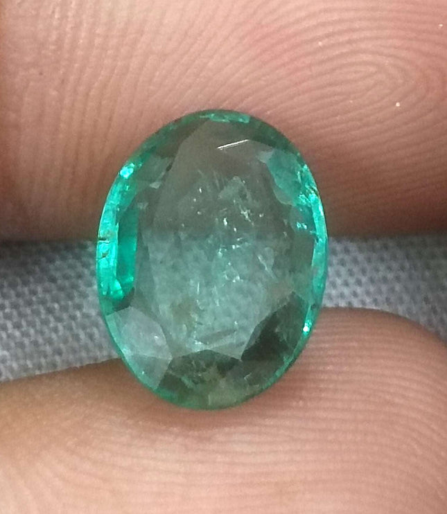 2.74ct Certified Natural Zambian Emerald Stone