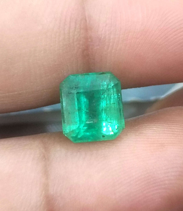 3.52ct Certified Zambian Natural Emerald Stone