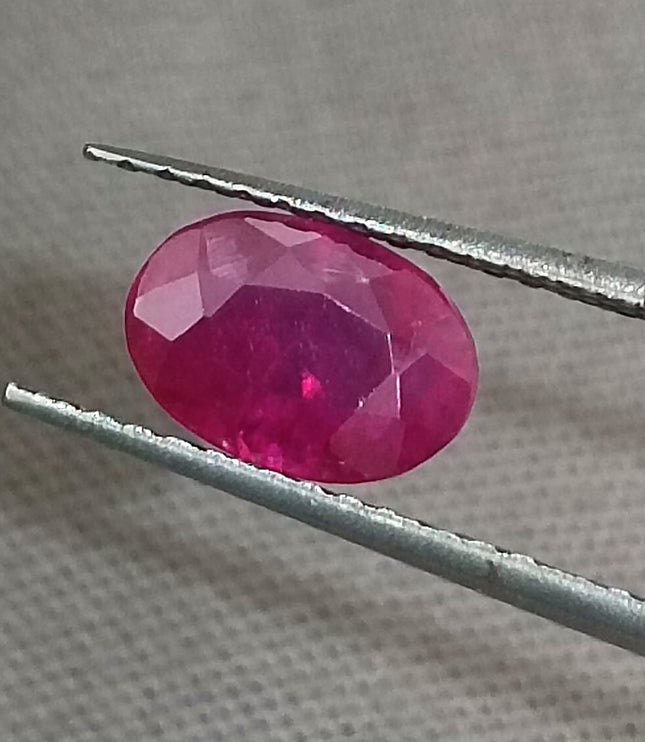 GSI Certified 1.07ct Pigeon Blood Red Ruby, Untreated