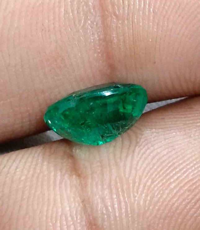 Russian Emerald 3.10ct Natural Sea Green Oval Cut Loose Gemstone