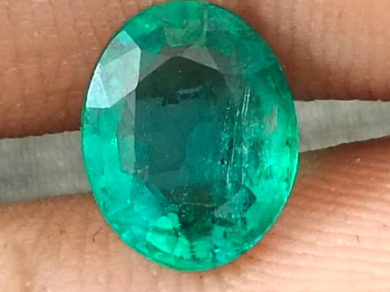 1.70ct Certified  Natural Zambian Emerald Stone
