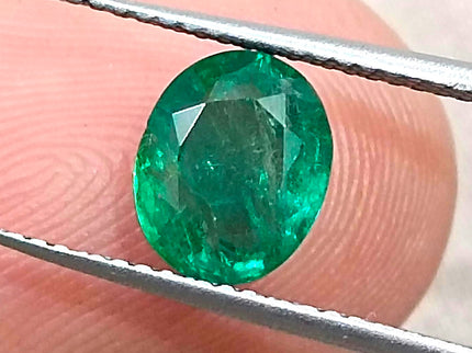 1.60ct Top Deep Water Green Emerald Natural Earth Mined Gemstone