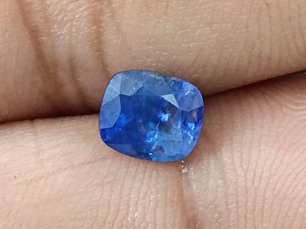 Natural Blue Sapphire 1.63ct Certified Medium Deep Color Sri Lanka Cushion Cut Loose Gemstone