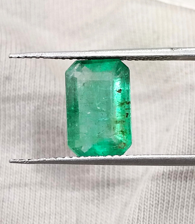 Panjshir Emerald 2.44ct Spring Green  Natural Earth Mined Gemstone