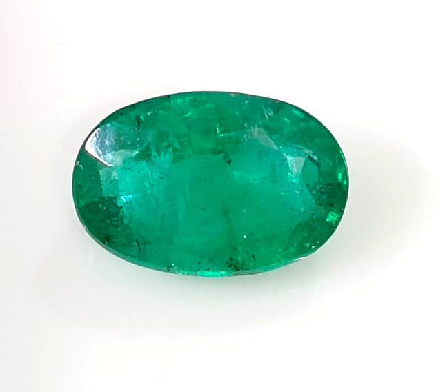Swat Emerald 3.60ct Vivid Deep Green Natural Oval Cut Loose Gemstone