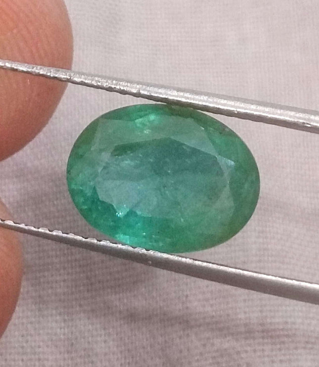 3.82ct Certified Natural Zambian Emerald Stone