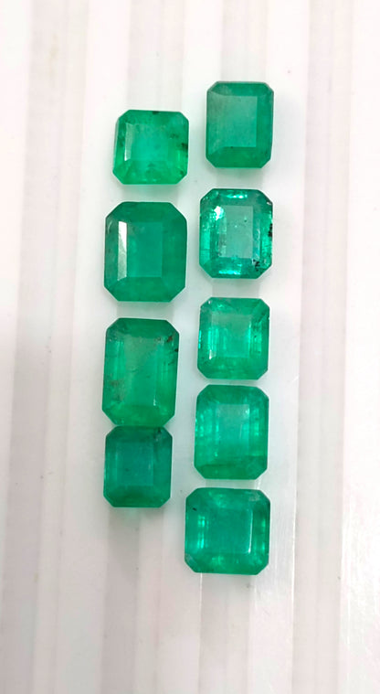 10.80ct Zambian Emerald Parcel, 100% Natural Gemstone