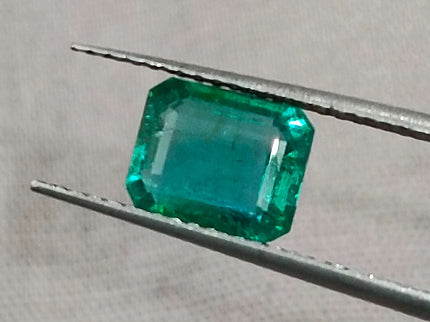 Certified 1.57ct Zambian Natural Emerald