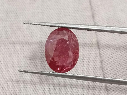 2.09ct Unheated Ruby Mozambique Natural Deep Orangish Red SGL Certified Loose Gemstone