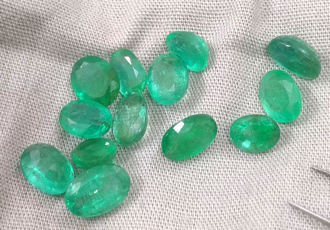16.18ct Natural Zambian Emerald Parcel Earth Mined Loose Gemstones