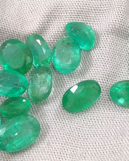 16.18ct Natural Zambian Emerald Parcel Earth Mined Loose Gemstones