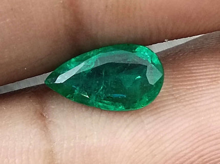 Certified 1.33ct Zambian Natural Emerald