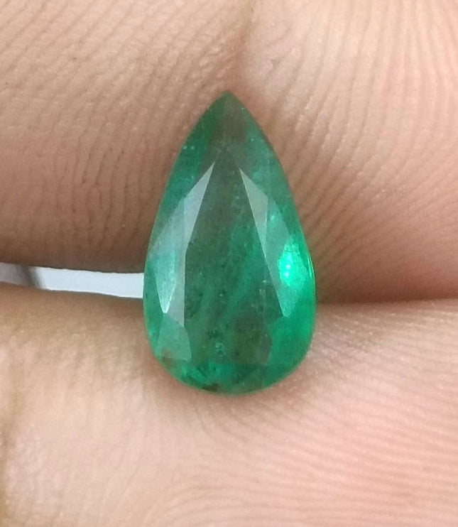 2.08ct Certified Zambian Natural Emerald Stone