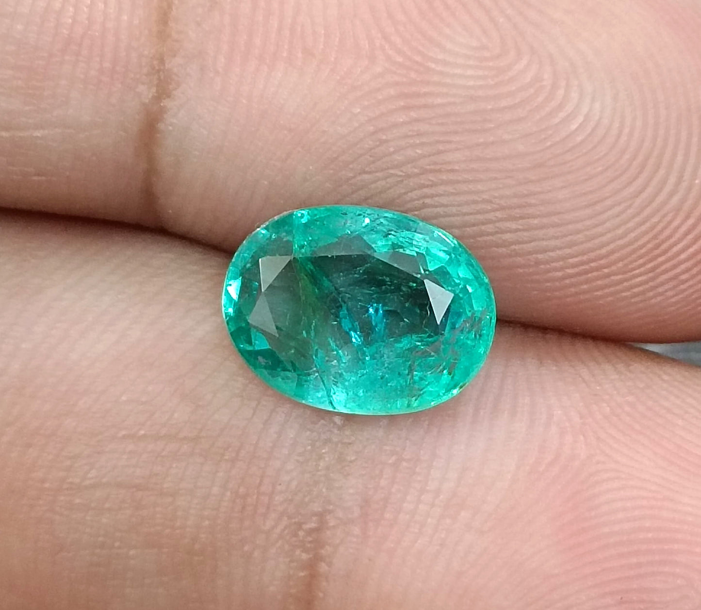 GSI Certified 3.00ct Zambian Emerald, 100% Natural Gemstone