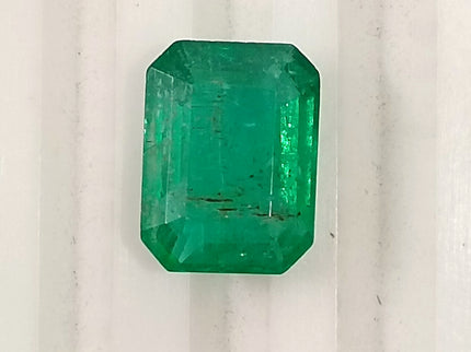 Zambian Emerald 2.47ct Medium Deep Pure Green Certified Natural Loose Gemstone