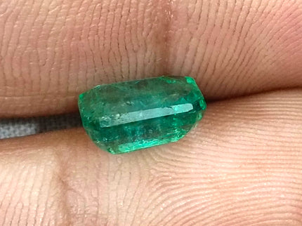 3.03ct Zambian Emerald, Certified Medium Green Octagon Cut Loose Gemstone
