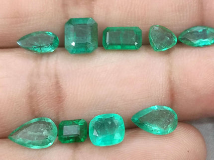 9.00ct Natural Zambian Emerald Parcel.