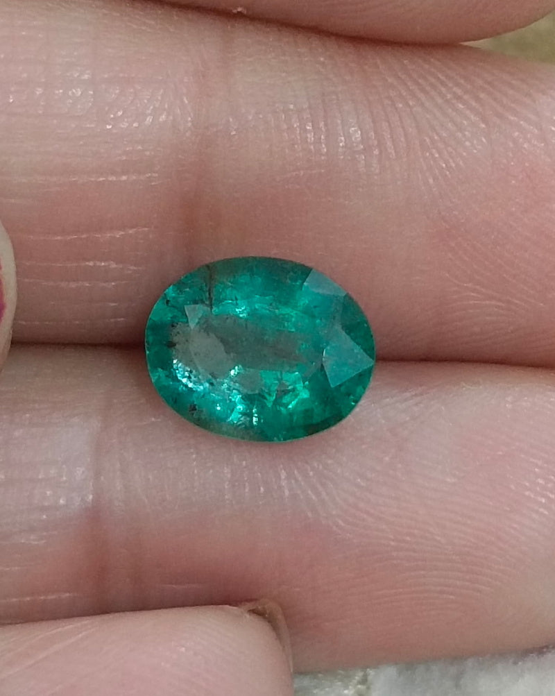 1.84ct Zambian Emerald, 100% Natural Earth Mined Gemstone