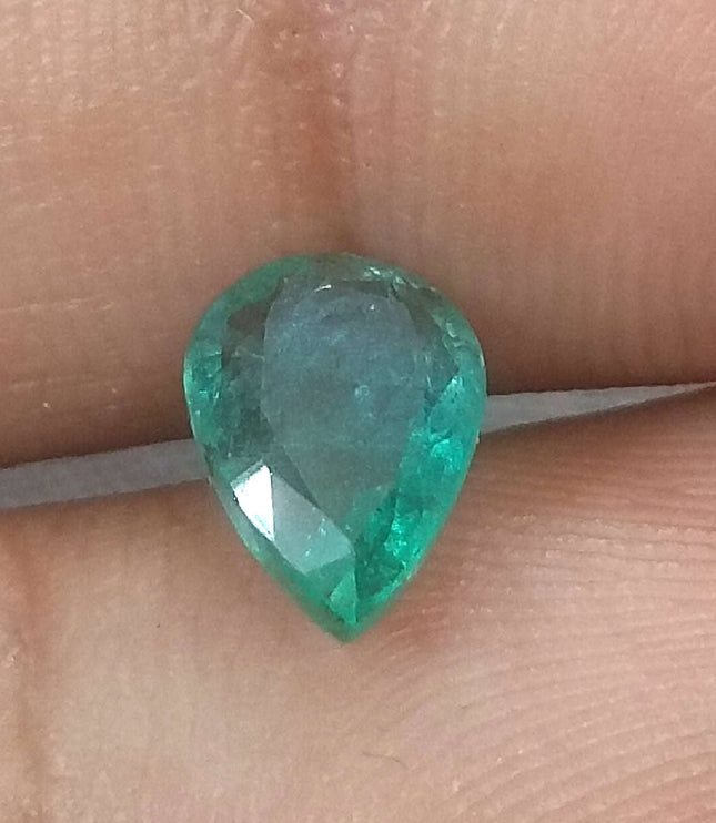 1.30ct Certified Zambian Natural Emerald.