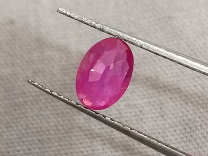 GSI Certified 0.92ct Mozambique Ruby, Natural Untreated Gemstone