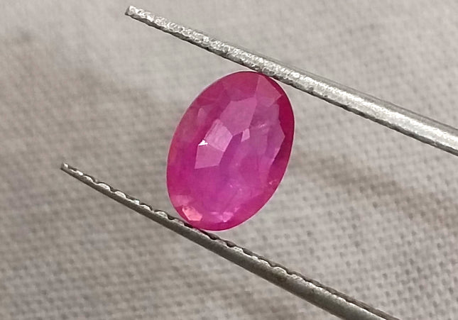 GSI Certified 0.92ct Mozambique Ruby, Natural Untreated Gemstone