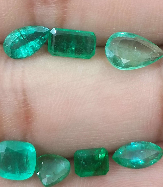 9.00ct Natural Zambian Emerald Parcel.