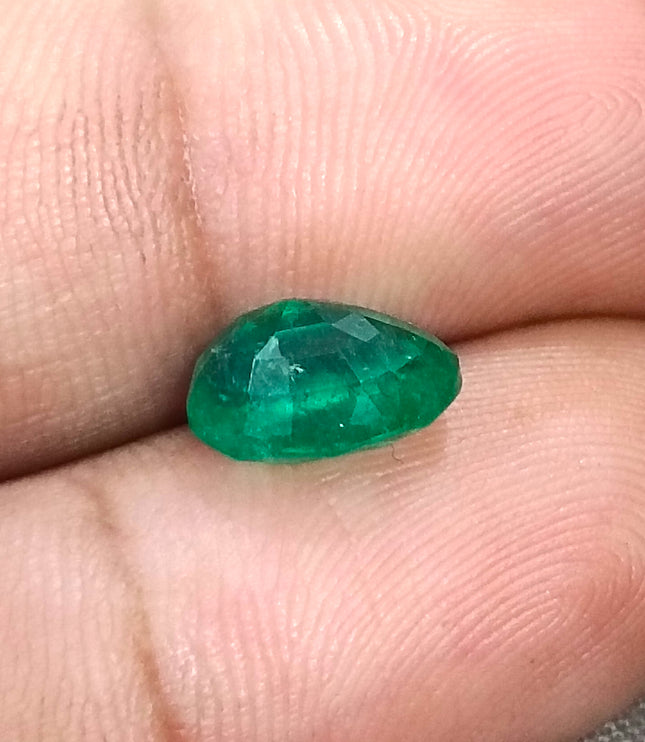 2.83ct Emerald Natural Medium Deep Pure Green Oval SGL Certified Loose Gemstone
