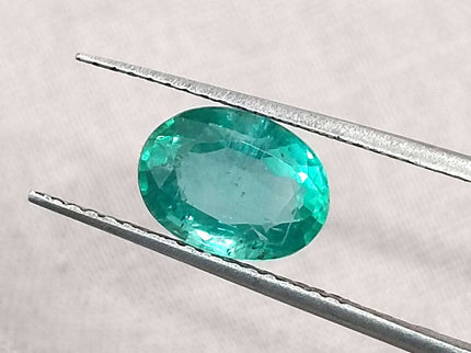 Certified 1.44ct Natural Zambian Emerald