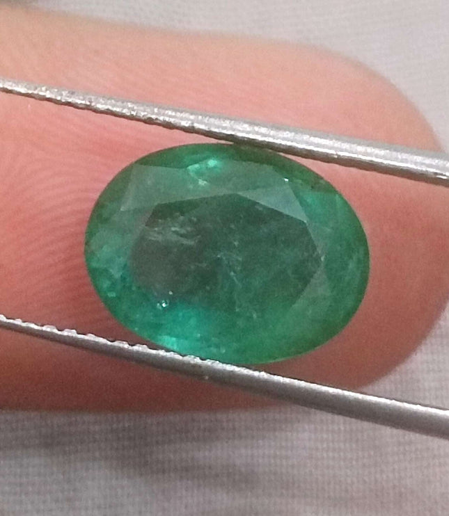 3.82ct Certified Natural Zambian Emerald Stone