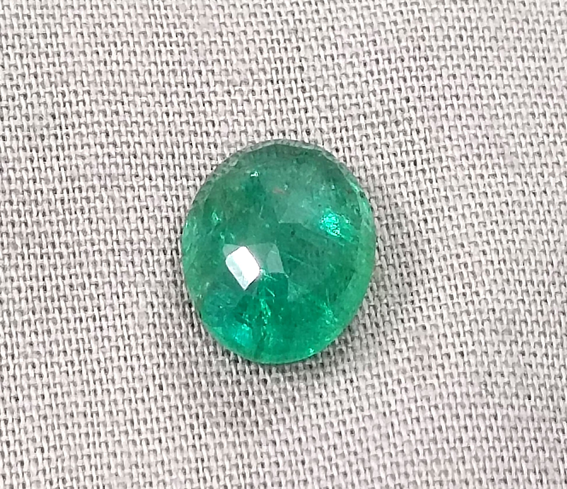 GSI Certified 3.19ct Medium Deep Vivid Green Emerald, 100% Natural Earth Mined Gem - SMSGEMS 