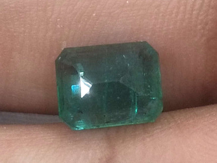 Zambian Emerald 2.76ct Certified Natural Deep Green Loose Gemstone