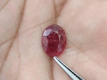 2.09ct Unheated Ruby Mozambique Natural Deep Orangish Red SGL Certified Loose Gemstone