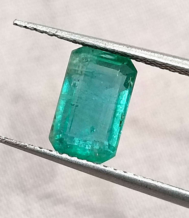 Certified 1.83ct Natural Zambian Emerald