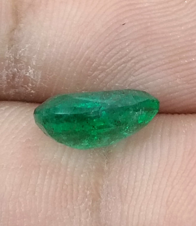 GSI Certified 2.68ct Water Green Emerald, Natural earth mined Gemstone