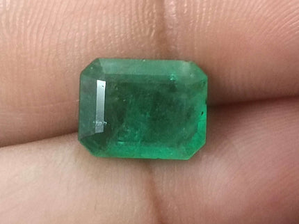 3.94ct Certified Zambian Natural Emerald Stone