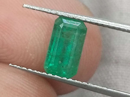 1.44ct Certified Panjshir Emerald, Natural Golden Green Stone