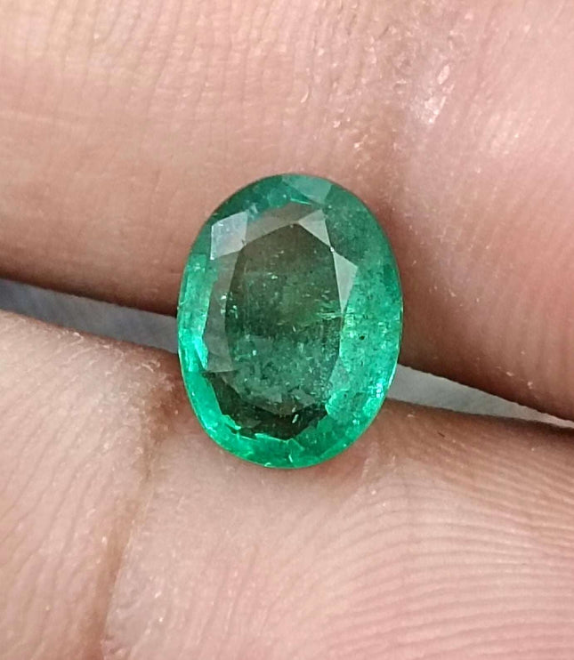1.61ct Natural Zambian emerald stone