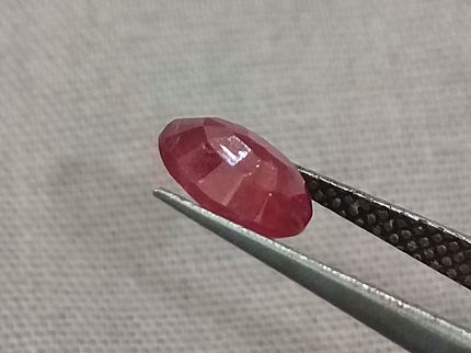 Certified 0.99ct Untreated Natural Pigeon Blood Red Ruby.
