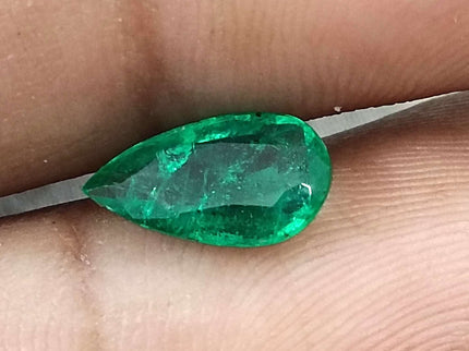 Certified 1.33ct Zambian Natural Emerald