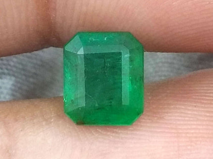 Certified 2.09ct Zambian Natural Emerald.