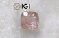 4.66ct IGI Certified Sunrise Padparadscha Sapphire , 100% Natural Untreated Gemstone