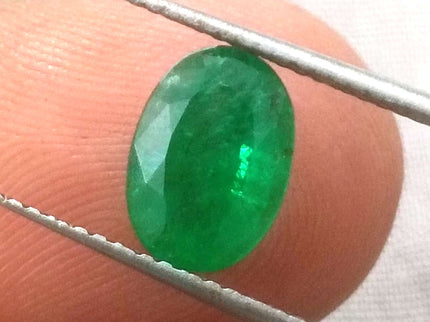 1.72ct Certified Natural Zambian Emerald.
